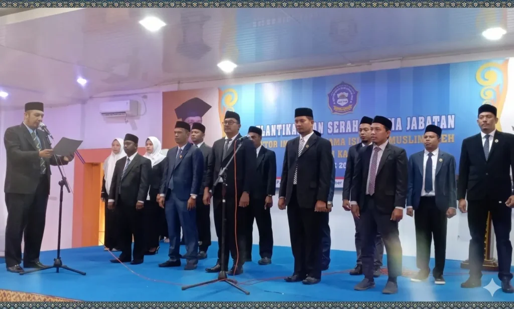 Rektor Lantik Sejumlah Pejabat Struktural di Lingkungan Kampus